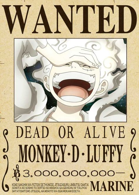 Monkey-d-luffy One piece wanted poster Check more at https://www.wantedpostermaker.com/product/monkey-d-luffy-one-piece-wanted-poster/ One Piece New World, One Piece Poster, One Piece Bounties, Sir Crocodile, Tony Tony Chopper, Tony Chopper, Luffy Gear 5, One Piece Ace, Disney Games