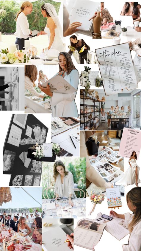 Wedding Planner Career Aesthetic, Wedding Planning Aesthetic, Event Planner Aesthetic, Wedding Planner Aesthetic, Wedding Planner Office, Wedding Planner Job, Wedding Planner Career, Career Aesthetic, Wedding Day Timeline