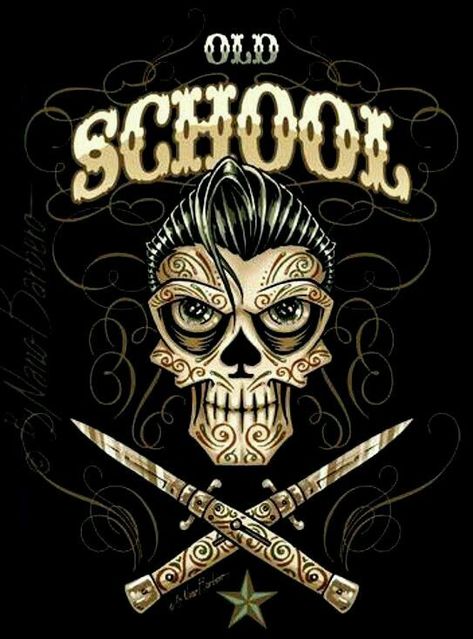 Skull Quote, Rockabilly Art, Biker Tattoos, Biker Art, To The Bone, Skull Artwork, Desenho Tattoo, Psychobilly, Oh Well