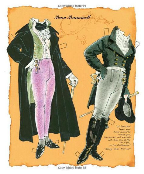 Regency Mens Fashion, Suit Drawing, Beau Brummell, Denver Art Museum, Fashion Forecasting, 3 Piece Suits, Paper Toys, Fashion Illustrations, Glamour Fashion