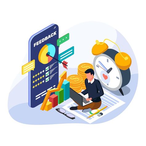 Man success to manage his finance growth. Isometric financial management illustration. Multitasking Illustration, Man Success, Management Illustration, Planning Pictures, Finance Illustration, Small Business Marketing Plan, Business Marketing Plan, Financial Accounting, Effective Time Management