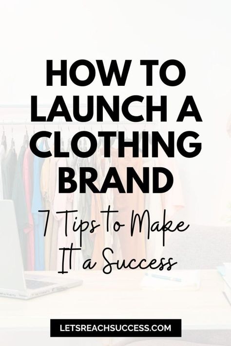 Business Plan Clothing Brand, Clothing Brand Planning, How To Start Own Clothing Brand, Create A Clothing Brand, How To Start Your Fashion Brand, Cloth Business Ideas, How To Start Your Clothing Brand, How To Start An Apparel Business, Clothing Brand Strategy