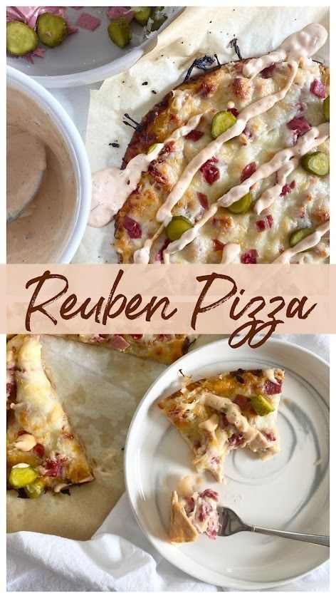 Reuben Pizza Reuben Pizza, Homemade Thousand Island, Grilled Sandwich Recipe, Slow Cooker Sloppy Joes, Frozen Tilapia, Easy Waffle Recipe, Waffles Easy, Joe Recipe, Thousand Island