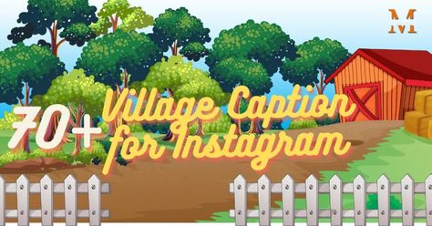 Village Caption for Instagram Village Caption For Instagram, Village Captions, Childhood Captions, Village Environment, Caption For Instagram, Village Shop, A Sentence, Romantic Love Quotes, Instagram Captions