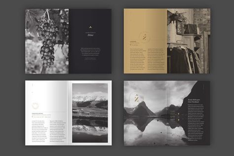 Zenith Premium Travel Kits - Brochure Design by Veronica Cordero David Carson Design, Portfolio Cover Design, Design De Configuration, Layout Editorial, Architecture Portfolio Layout, Youtube Cover, 잡지 레이아웃, Architecture Portfolio Design, Book And Magazine Design