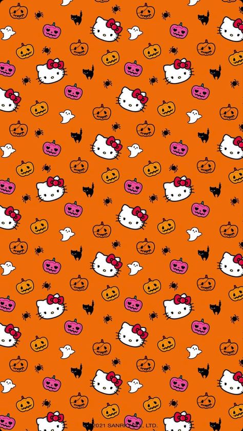 Hello Kitty Backgrounds Wallpapers Pink Halloween Wallpaper, Spooky Sanrio Wallpaper, Hello Kitty October Wallpaper, Hello Kitty Halloween Wallpaper Ipad, Halloween Wallpers Cute, Spooky Hello Kitty Wallpaper, Hello Kitty Autumn Wallpaper, Hello Kitty Halloween Aesthetic, Hello Kitty Fall Wallpaper Iphone