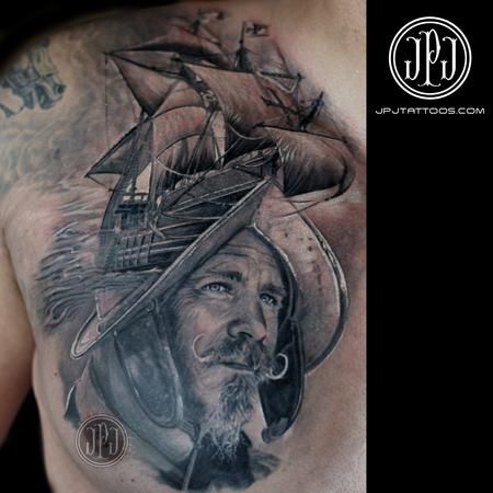 Conquistador Tattoo, Spanish Warrior, Unbelievable Tattoos, Og Abel Art, Azteca Tattoo, Aztec Tattoos, Warrior Tattoos, Aztec Warrior, Bad Picture