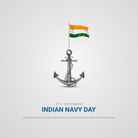 Vector illustration of indian navy day | Premium Vector #Freepik #vector #india #happy-independence #navy-day #indian-navy Nss Poster, Navy Day Poster, Indian Navy Flag, Indian Navy Day Creative Ads, Indian Navy Wallpaper, Indian Navy Day Poster, Indian Navy Logo, Marcos Indian Navy Wallpaper, Indian Navy Day Creative Post