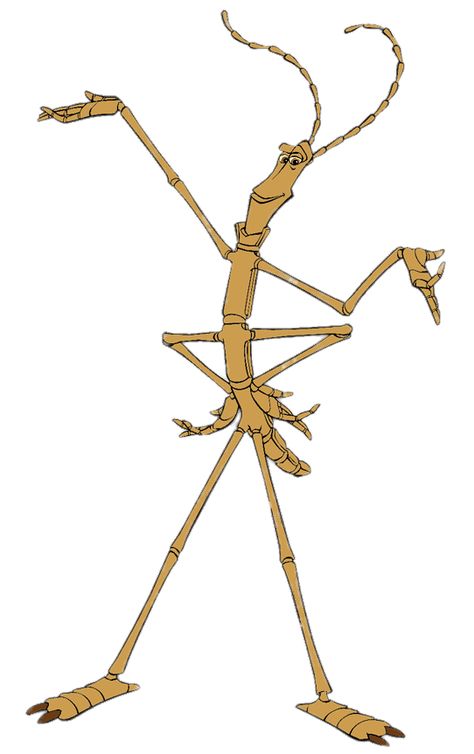 Stick Bug Drawing, Walking Stick Bug, Walking Stick Insect, A Bugs Life Characters, Larva Cartoon, A Bugs Life, Tattoo Character, Stick Bug, Mayan Symbols