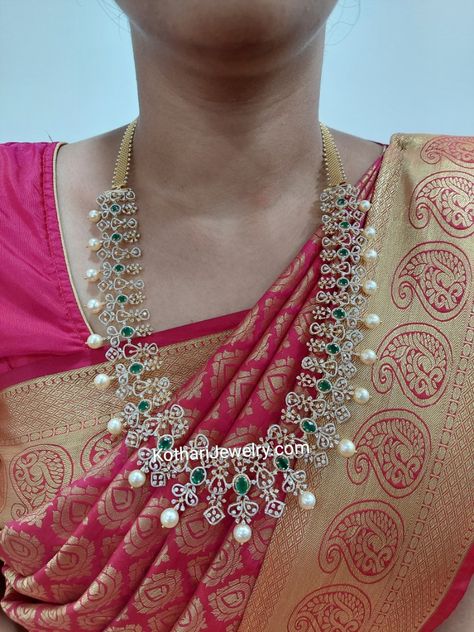 Diamond Haram, Uncut Diamond Necklace, Diamond Necklace Indian, Diamond Gold Earrings, Indian Diamond Jewellery, Gold Bangles Indian, Bridal Diamond Necklace, Bracelets Diamond, Pure Gold Jewellery