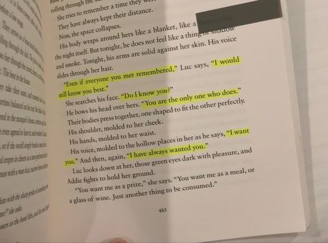 Luc and Adeline 😭 Luc And Addie Larue, The Invisible Life Of Addie Larue Luc, Luc And Addie, Addie And Luc, Pretty Lines, Invisible Life Of Addie Larue, Addie Larue, Book Annotations, Bookish Stuff