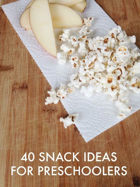 40 Snack Ideas For Preschoolers Snack Ideas For Preschoolers, Snacks For Preschool, Preschool Snack, Classroom Snacks, Toddler Picky Eater, Picky Toddler Meals, Ideas For Preschoolers, Toddler Dinner, Healthy Toddler Snacks