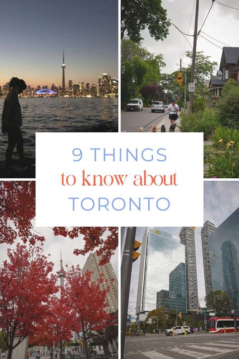 In this blog post you'll find 5 things to know before you come to Toronto, Canada. Whether you're coming to live or vacation. Toronto Life, Toronto Canada, Things To Know, Toronto, Take A