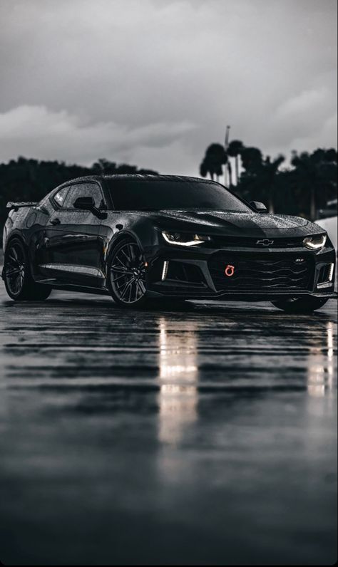 Black Camaro, Chevy Camaro Zl1, Monster Car, Camaro Car, Chevrolet Camaro Zl1, Sports Car Wallpaper, Camaro Zl1, Countries In The World, Chevrolet Camaro Ss