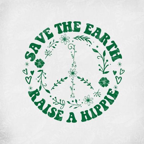 Hey, I found this really awesome Etsy listing at https://www.etsy.com/listing/657141093/save-the-earth-raise-a-hippie-svg-floral Hippie Illustration, Paz Hippie, Floral Peace Sign, Wallpaper Hippie, Mini Toile, Arte Yoga, Boho Svg, Art Hippie, Little Buddha