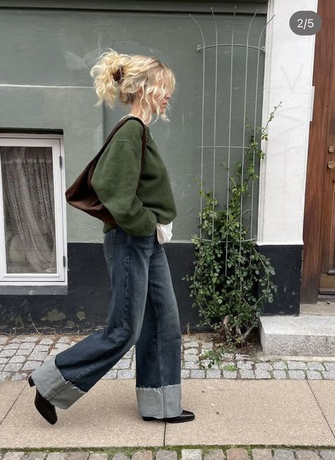 Ballet Flats Outfit, Look Boho Chic, Quoi Porter, Flats Outfit, Autumn Fits, Paris Mode, Cooler Look, Looks Street Style, Mode Inspo