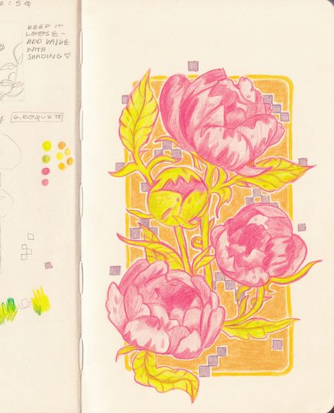 ✷7. Bud✷ It was nice to approach this prompt with no plan. This drawing was very meditative and natural for me. Maybe it’s because I’ve had an obsession with drawing botanicals for the last 12 months?🌷🌱🌼 My new collection of $3.75 each, colored pencils are quite nice to use as well! (sorry not sorry bank account) ✷ Media: #polychromospencils on #royaltalensartcreation sketchbook. ✷ #peachtober2024 #peachtober24 #peactober24bud #inktober #inkillustration #illustration #sketchbook #bud #flo... Drawing Botanicals, Becoming A Tattoo Artist, Royal Talens, Illustration Sketchbook, Sorry Not Sorry, Nature Drawing, Not Sorry, Journal Inspo, Mushroom Art