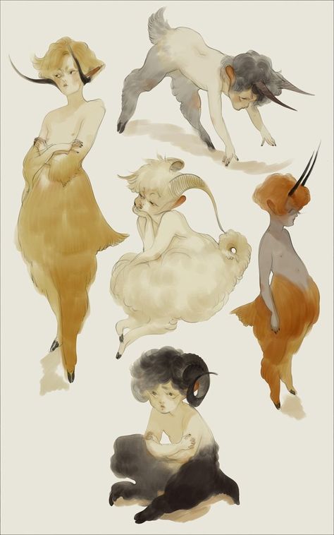 Centaur Aesthetic, Animal Character Design, Digital Sketch, Drawing Style, Creature Concept Art, Eyes Makeup, 영감을 주는 캐릭터, Tube Dress, Creature Design