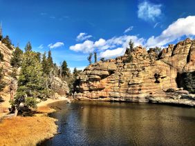 Hike to a real "gem."  Gem Lake near Estes Park, Colorado is a great hike in Rocky Mountain National Park. Gem Lake Estes Park, Rocky Mountain National Park Hikes, Colorado Scenery, Mountain Rock, Gem Gem, Colorado History, Adventure Trips, Colorado Trip, Explore Colorado