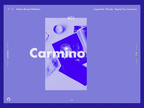 MotionRevealSlideshow2 Slideshow Design, Css Design, Motion Images, Simple Image, Interactive Design, Motion Design, Motion Graphics, App Design, Global Community