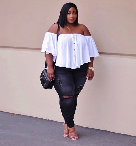 Plus Size Fashion for Women -   LACE N LEOPARD: Domino Sparkle Kenya Nairobi, Big Girl Fashion, Plus Size Beauty, Plus Size Fashion For Women, Beautiful Curves, Curvy Girl Outfits, Curvy Girl Fashion, Curvy Outfits, Off The Shoulder Top