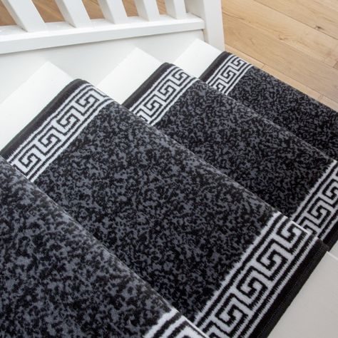 Search Results - KukoonRugs Patterned Stair Carpet, Stair Carpet Runner, Grey And Cream Rug, Black Stairs, Beautiful Stairs, Stair Carpet, Diy Stairs, Stair Runner Carpet, Carpet Stairs