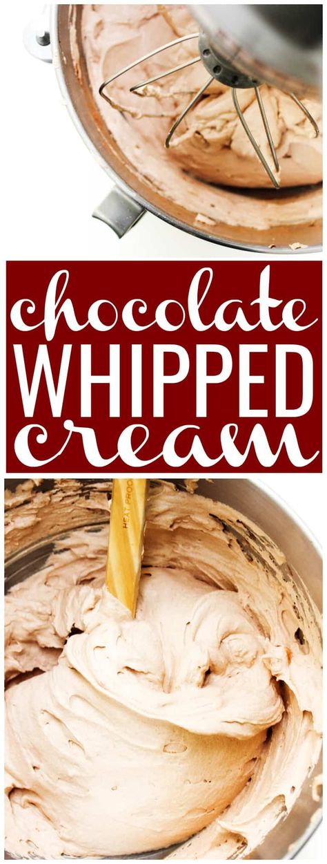 Chocolate Wiped Cream Frosting, Wiped Cream Frosting, Chocolate Whipped Icing, Homemade Icing, Whipped Icing, Sweet Sauces, Cheesecake Oreo, Dessert Original, Easy Gluten Free Desserts