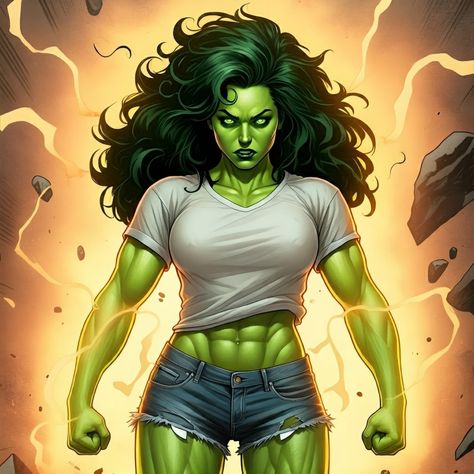 She Hulk going crazy with power!! #aiart #shehulk #aiartist Shehulk Art, She Hulk Fan Art, Hulk Fan Art, Miss Hulk, Cartoon Marvel, Hulk Art, Marvel And Dc Characters, Dc Characters, Going Crazy