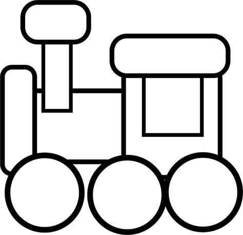 Trains Preschool, Train Clipart, Train Template, Paper Train, Train Coloring Pages, Boys Quilt Patterns, Train Drawing, Guitar Drawing, Preschool Coloring Pages