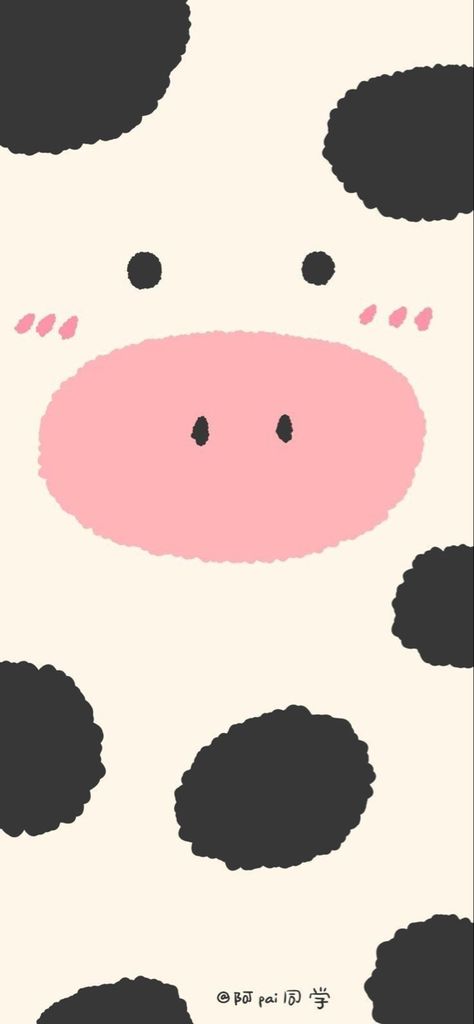 🐮🥺 Cow Wallpaper, Iphone Wallpaper Kawaii, 강아지 그림, Simple Iphone Wallpaper, Iphone Wallpaper Pattern, Cute Pastel Wallpaper, Soft Wallpaper, Cute Simple Wallpapers, Phone Wallpaper Patterns