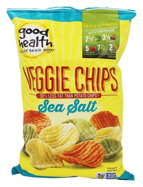 Save on Veggie Chips Sea Salt by Good Health Natural Foods and other Fruit and Vegetable Snacks, Chips & Snacks and Non-GMO remedies at Lucky Vitamin. Shop online for Food & Snacks, Good Health Natural Foods items, health and wellness products at discount prices. Veggie Straws, Chips Snacks, Snacks Chips, Vegetable Snacks, Veggie Chips, Healthy Food Delivery, Food Snacks, Natural Foods, Health Breakfast