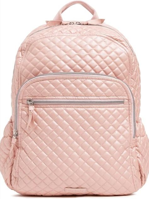 Vera Bradley Cotton Campus Backpack, Rose - Perfect blend of style and utility. This spacious, durable backpack features multiple compartments for organization, a comfortable fit, and the vibrant Rose design. Ideal for students, travelers, and everyday use! #Backpack #VeraBradley #Style #Rose Vera Bradley Campus Backpack, Vera Bradley Backpack Campus, Commuter Backpack, Campus Backpack, Paper Store, Backpack For Teens, Artistic Style, Pink Backpack, Small Backpack