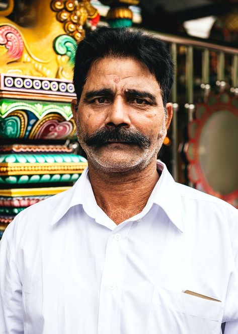 Indian man portrait at the temple | free image by rawpixel.com Indian Portrait, Digital Portrait Illustration, Person Photo, About India, Male Profile, Indian Boy, Indian People, Man Portrait, Face Drawing Reference