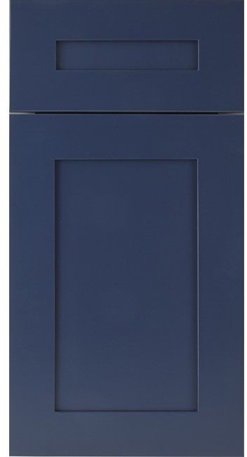 Blue Shaker Kitchen Cabinets, Shaker Bathroom, Blue Shaker Cabinets, Blue China Cabinet, Blue Shaker Kitchen, Frameless Kitchen Cabinets, Navy Blue Kitchen Cabinets, Island Cabinets, Grey Blue Kitchen