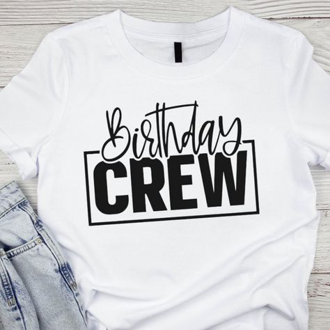 Introducing Our Birthday Crew Shirt, Happy Birthday Shirt, Gift Birthday - Available In A Wide Range Of Sizes, From S To 3xl, And A Vibrant Array Of Colors, You Can Find The Perfect Fit And Shade To Suit Your Personal Style. - Once You Place Your Order, Our Dedicated Team Will Ensure It Is Promptly Processed And Shipped To Your Doorstep. - If You Need To Make Any Changes To Your Order, Simply Let Us Know After Your Purchase, And We'll Be More Than Happy To Assist You. Birthday Entourage Shirts, 50th Birthday Crew Shirts Ideas, 50 Birthday Tshirt Ideas, Birthday Tshirt Ideas Kids, Birthday Crew Shirts Ideas, Cousin Tshirts, Birthday Crew Shirts, Happy Birthday Shirt, Birthday Squad Shirts