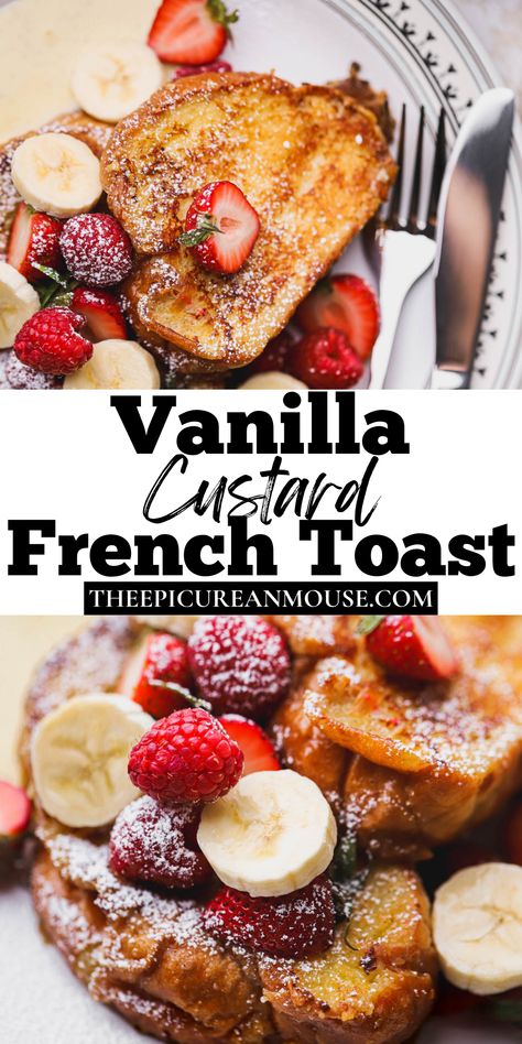 Brulee French Toast, Creme Brulee French Toast, French Toast Bake Recipe, Easy Breakfasts, Brioche French Toast, French Toast Breakfast, Breakfast Recipes Sweet, French Recipes, Brioche Bread