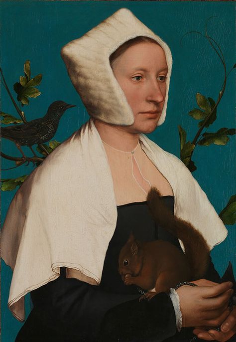 Mark Hearld, Hans Holbein The Younger, Hans Holbein, A Squirrel, A4 Poster, Starling, Rembrandt, A Lady, Styl Vintage