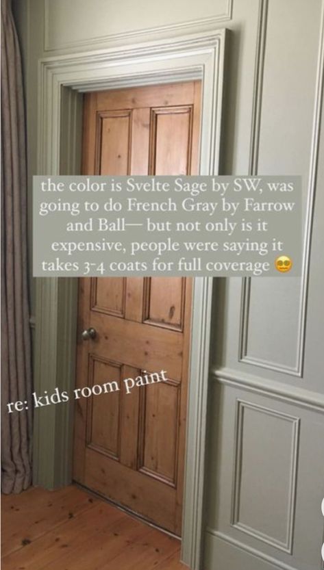 Svelte Sage, Frame Molding, Kids Room Paint, Big Kids Room, Picture Frame Molding, House Details, French Grey, Room Paint, Crafts Home