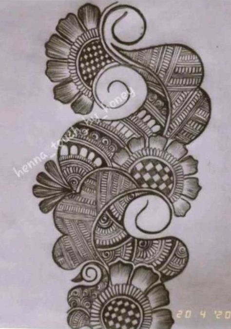 Mehandi Designs Pencil Sketch, Mehndi Designs Peacock, Beautiful Simple Mehndi Design, Mehedi Design, Simple Arabic Mehndi Designs, Mehndi Designs Bridal Hands, Henna Art Designs, Simple Henna Tattoo, Beginner Henna Designs