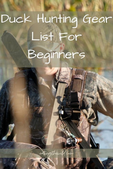 You are going duck hunting, but all you know is that you are bringing the gun. But what else do you need and where do you go? Well, read this article and find out what gear is essential to make your hunt exceptional. We also recommend a few of our favorites. Hunting Gear List, Waterfowl Hunting Gear, Western Hunting, Hunting Guide, Deer Hunting Tips, Hog Hunting, Duck Hunting Gear, Deer Hunting Gear, Hunting Supplies