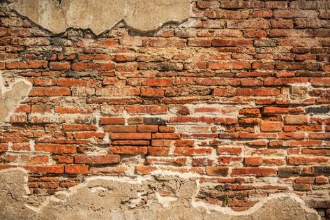 Distressed Brick Wall, Texture Building, Heritage Scrapbooking Layouts, Brick Wall Texture, Old Brick Wall, Faux Brick Walls, Red Wall, Old Bricks, Victorian Terrace