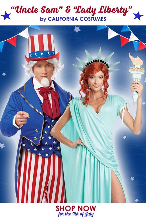 Uncle Sam Costume, Patriotic Costumes, Costumes For Adults, California Costumes, Detroit Red Wings Hockey, Red Wings Hockey, Lady Liberty, Costume Collection, Uncle Sam