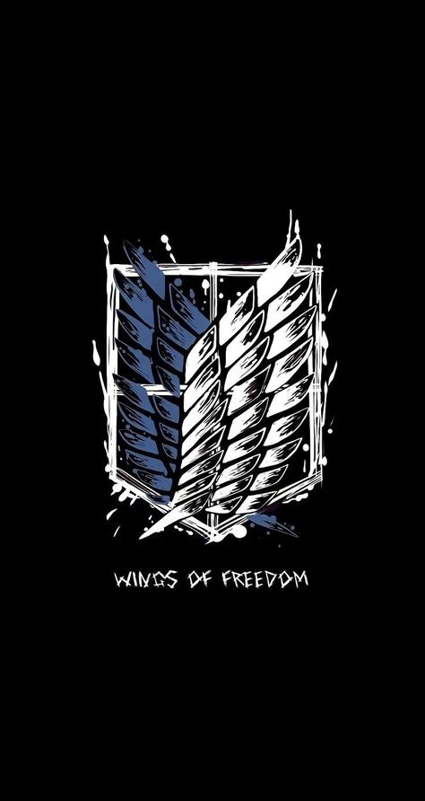 Attack On Titan Symbol, Doflamingo Wallpaper, Wings Of Freedom, Attack On Titan Tattoo, Aot Wallpaper, Arte Nerd, Anime Lock Screen, Attack On Titan Aesthetic, Titans Anime