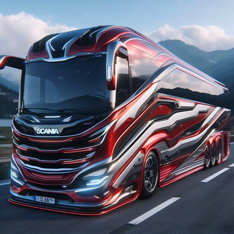 Scania Bus, Hot Wheels Room, Bus Design, Pallet Chest, Free Money Hack, Luxury Motorhomes, Hot Rods Cars Muscle, Luxury Rv, Luxury Bus