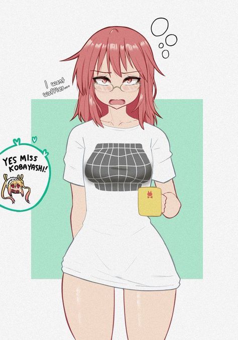 Miss Kobayashi, Dragon Maid, Kobayashi San, Miss Kobayashi's Dragon Maid, Anime Girlxgirl, Female Character Design, An Anime, Otaku Anime, Cute Anime Character