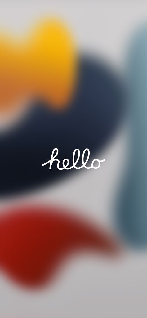 Hello iOS 15 - Wallpapers Central Hello Wallpaper Iphone, Wallpaper Blurred, Iphone Ios 17, Cool Wallpapers For Your Phone, 15 Wallpaper, Hello Wallpaper, Iphone Wallpaper Earth, Iphone Wallpaper Blur, Favorite Wallpaper