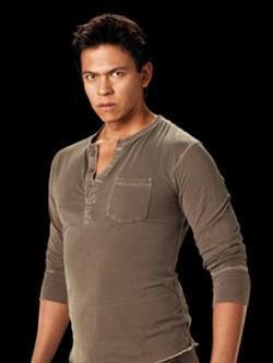 Sam Uley is a Quileute shape-shifter, also known as "werewolf". He is the great-grandson of Levi Uley, and the son of Joshua Uley and Allison Uley. He is the Alpha of his pack and is engaged to Emily Young, on whom he has imprinted. He is Leah Clearwater's ex-boyfriend. Sam was the first boy of the current generation to phase into a wolf. Sam Uley, Chaske Spencer, Twilight Wolf Pack, Bella Sisters, Billy Black, Twilight Wolf, Team Jacob, Twilight New Moon, Twilight Film