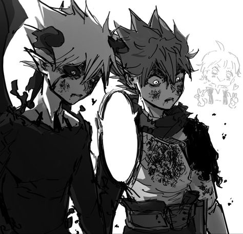 Asta And Liebe, Rune Knight, Anime Classroom, Grunge Guys, Black Clover Manga, Black And White Sketches, Black Bull, Black Clover Anime, Goku Black