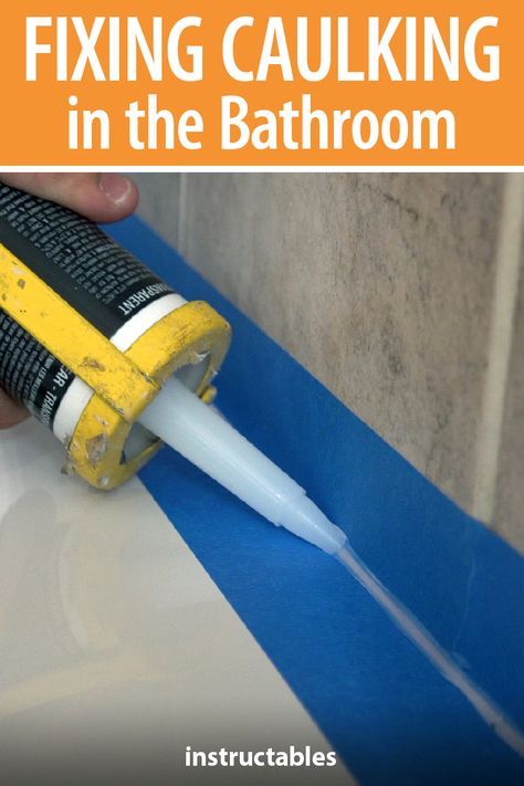 Diy Caulking Bathroom, Bathroom Caulking Tips, Shower Caulking Replacing, Diy Home Repair Bathroom, Caulk Bathtub, Caulking Tips Bathroom, Bathroom Caulking, Bathtub Caulking, Bathroom Caulk