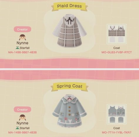 Custom Design Dress, Animal Crossing Funny, Animal Crossing Memes, Animal Crossing Guide, Acnh Design, Cardigan Dress, Animal Crossing Qr Codes Clothes, Island Theme, Coding Clothes